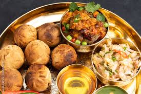 Bihari litti chokha with sattu